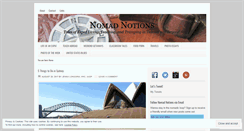 Desktop Screenshot of nomad-notions.com