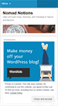 Mobile Screenshot of nomad-notions.com