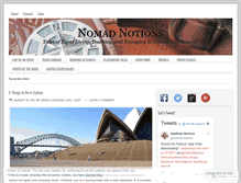 Tablet Screenshot of nomad-notions.com